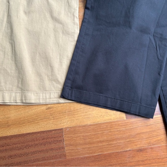 Stylish Tan and Black Cropped Pants - Picture 4 of 8